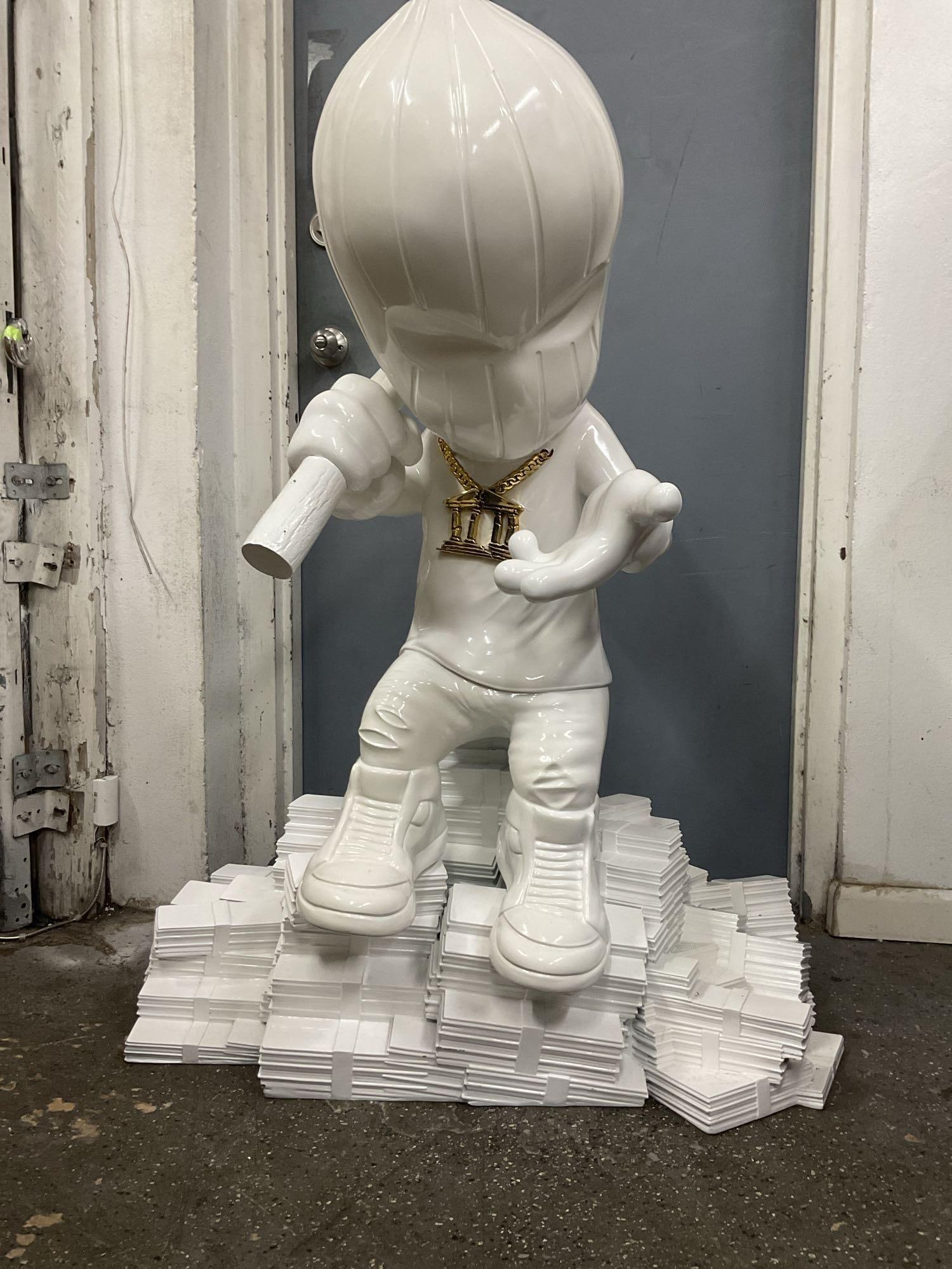 "Thinking Bankrupt Sculpture" by Bankrupt Fiberglass (1 of 5)