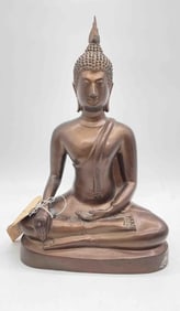 Bronze Seated Buddha statue - Thailand