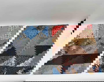 Handmade Quilts from Vintage Silk Neckties