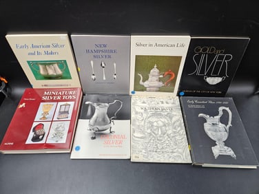 Antique and Reference Silver Book Collection