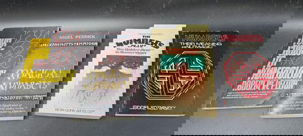 Lot of Four Numerology and Symbolic Reference Paperbacks