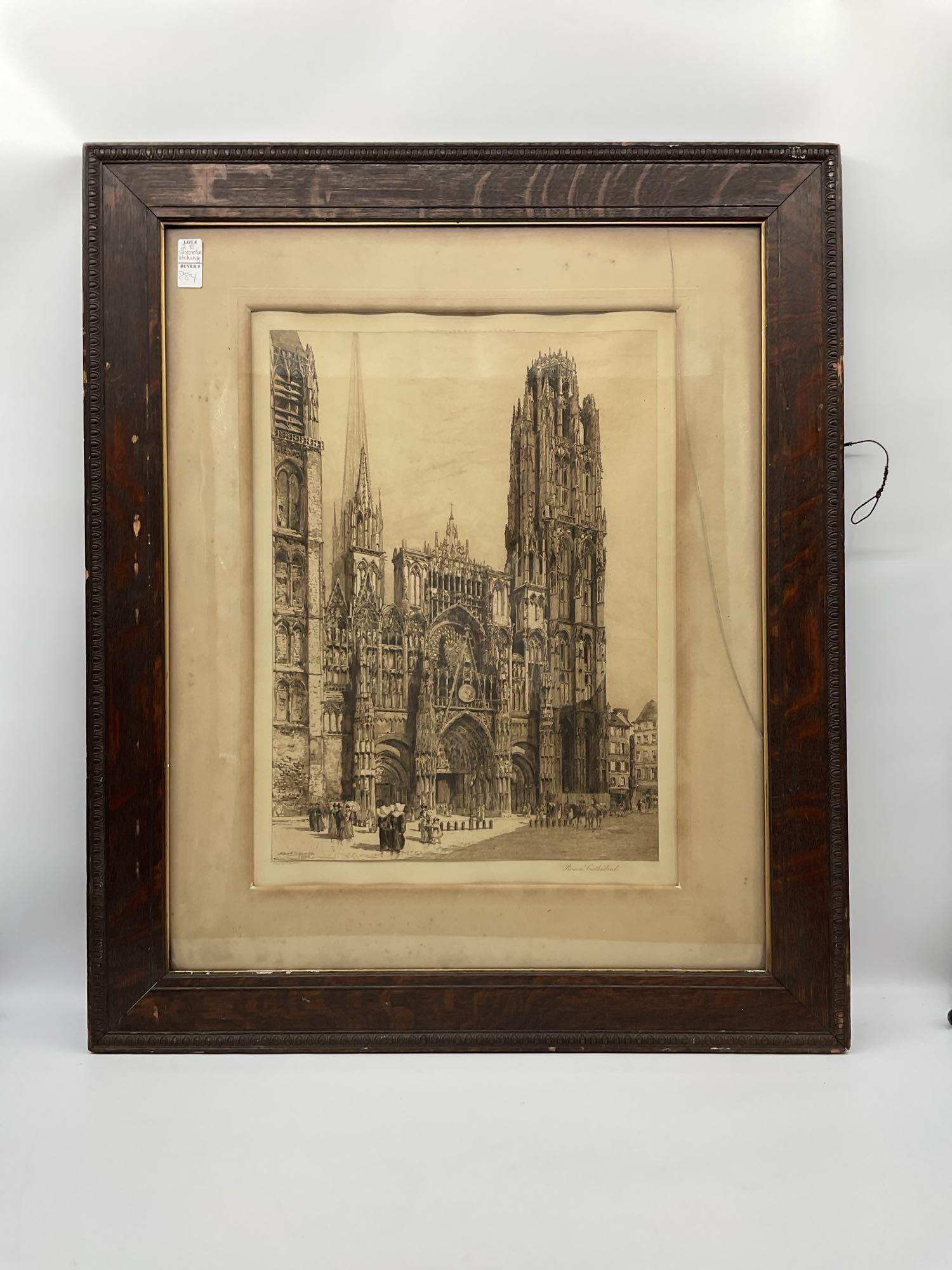 Edward Slocombe (British, 1850-1915) Etching (1 of 4)