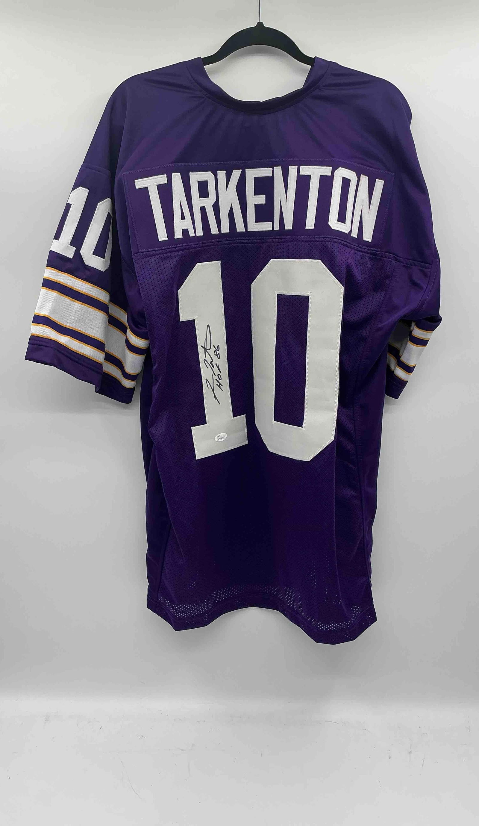 Fran Tarkenton Autographed Minnesota Vikings Jersey (1 of 6)