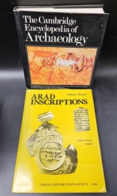 The Cambridge Encyclopedia of Archaeology and Arad Inscriptions by Yohanan Aharoni