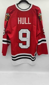 Bobby Hull Autographed Chicago Blackhawks Jersey