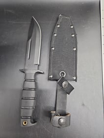 Tactical Fixed-Blade Survival Knife with Sheath