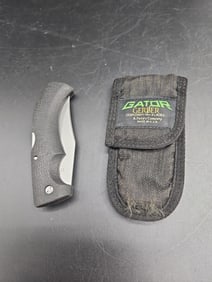 Gerber Gator Folding Knife with Nylon Sheath