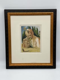 "Apparition De Dite" by Salvador DalI (Spain, 1904-1989) Lithograph