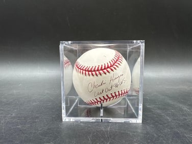 Charlie Hayes Autographed Baseball