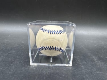 Ralph Houk signed baseball