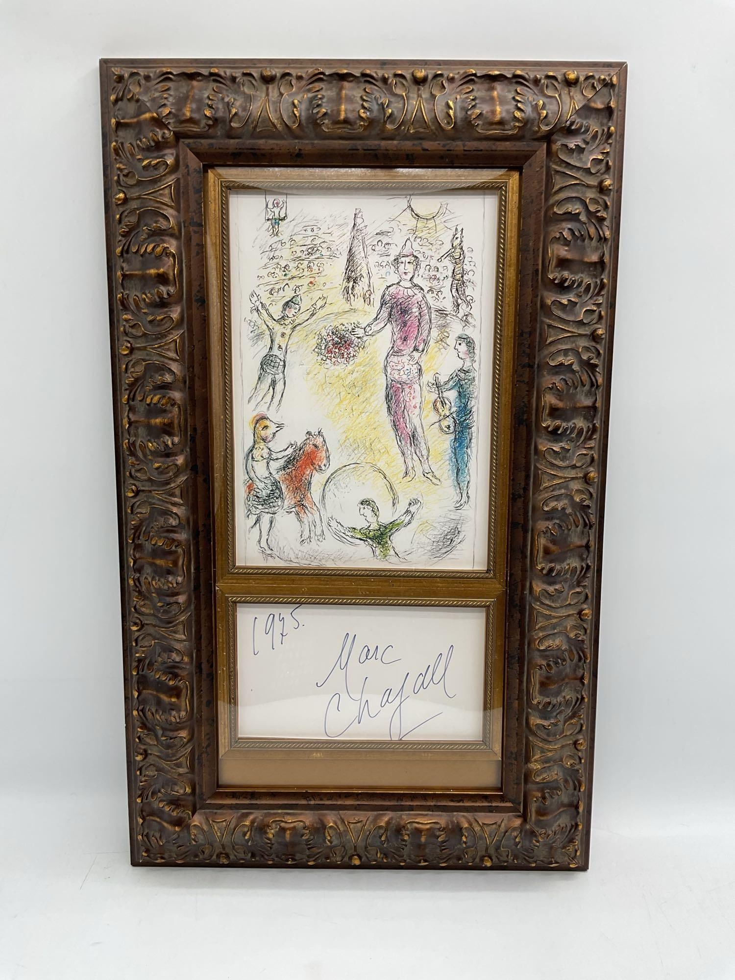 Les Clowns Musiciens (The Musician Clowns) by Marc Chagall Lithograph (1 of 5)