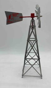 Vintage Metal Toy Windmill Tower