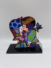 "Soul Mates" by Romero Britto (Brazil, b.1963) Sculpture