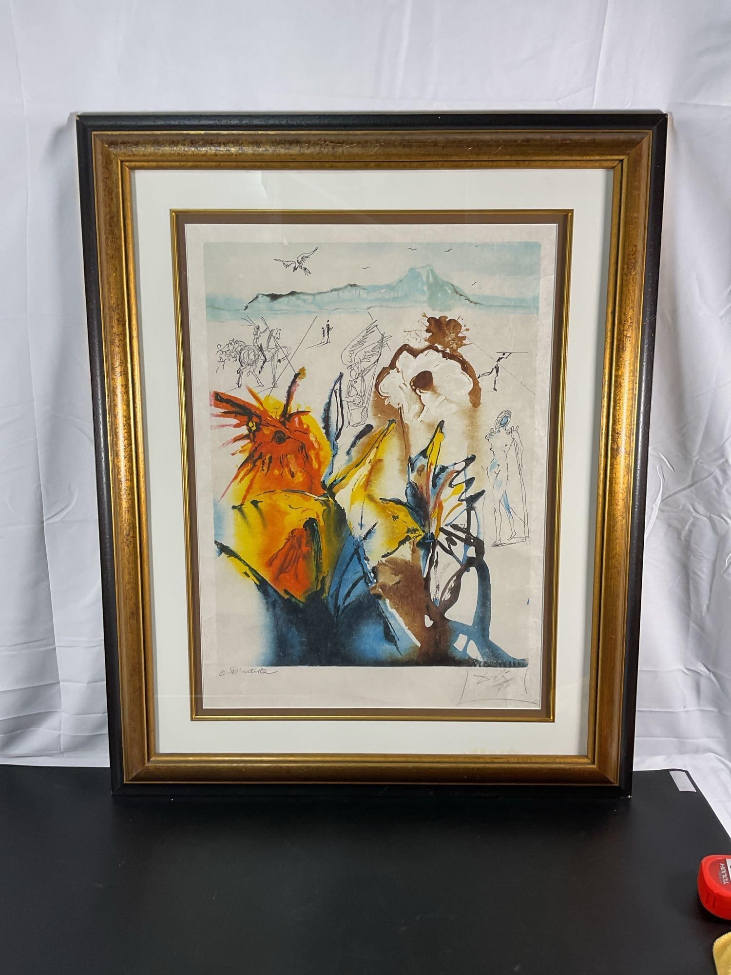 Salvador Dali (Spain, 1904-1989) Lithograph (1 of 6)