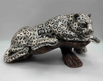 Lorenzo D’Argenta Leopard Sculpture