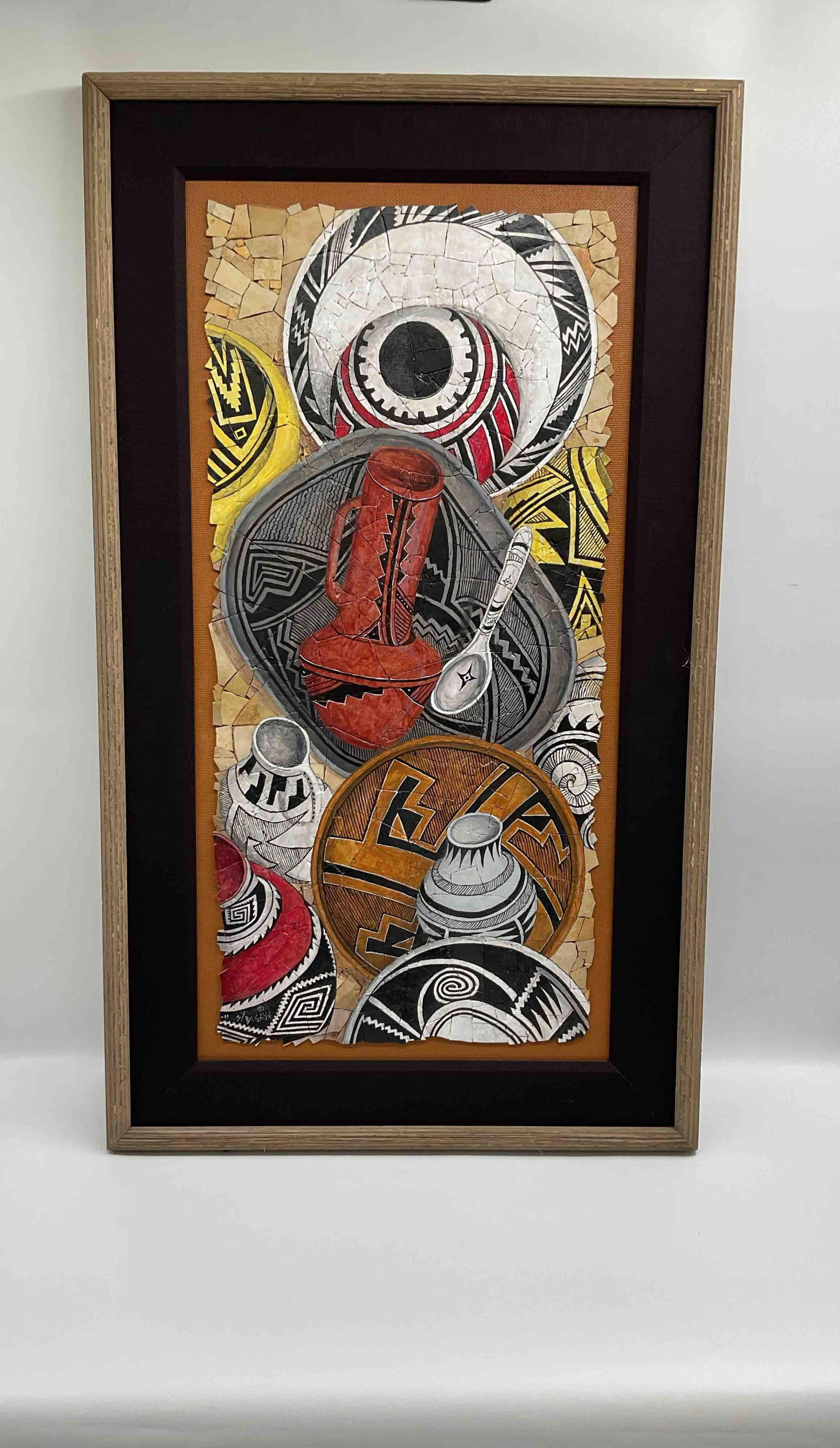 Native American Mixed Media Art by S. Begaye (1 of 5)