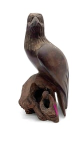 Hand Carved Wooden Eagle