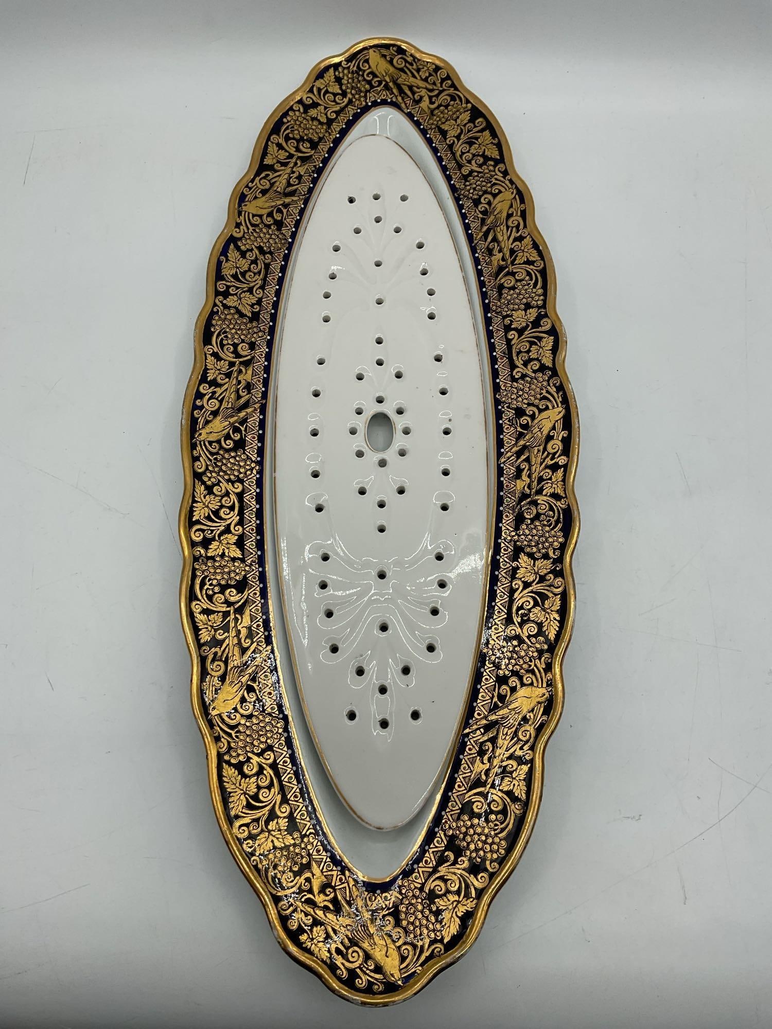 Antique Verbanum Stone Laveno Platter w/ Drainer Tray - Italy (1 of 4)