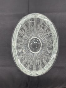 Large Waterford Crystal Ribbed Vase
