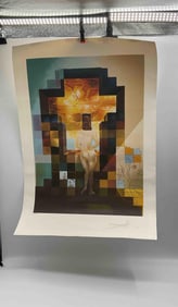 "Lincoln in Dalivison" by Salvador Dali (Spain, 1904-1989) Lithograph