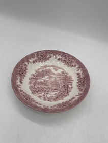 Queen’s Brook Pink Transferware Bowl