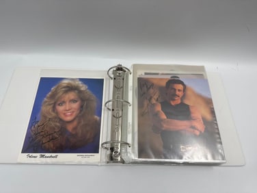 Autographed celebrity photo collection