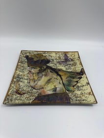 Lukas Decorative Art Glass Plate
