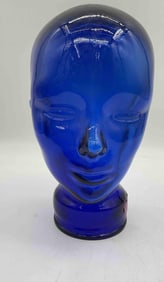 Cobalt Blue Glass Head