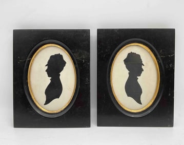 Antique Silhouette Portraits