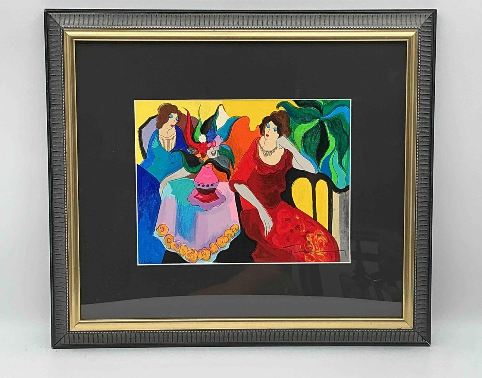 "Tranquility" by Itzchak Tarkay (Serbia, 1935-2012) Serigraph (1 of 4)