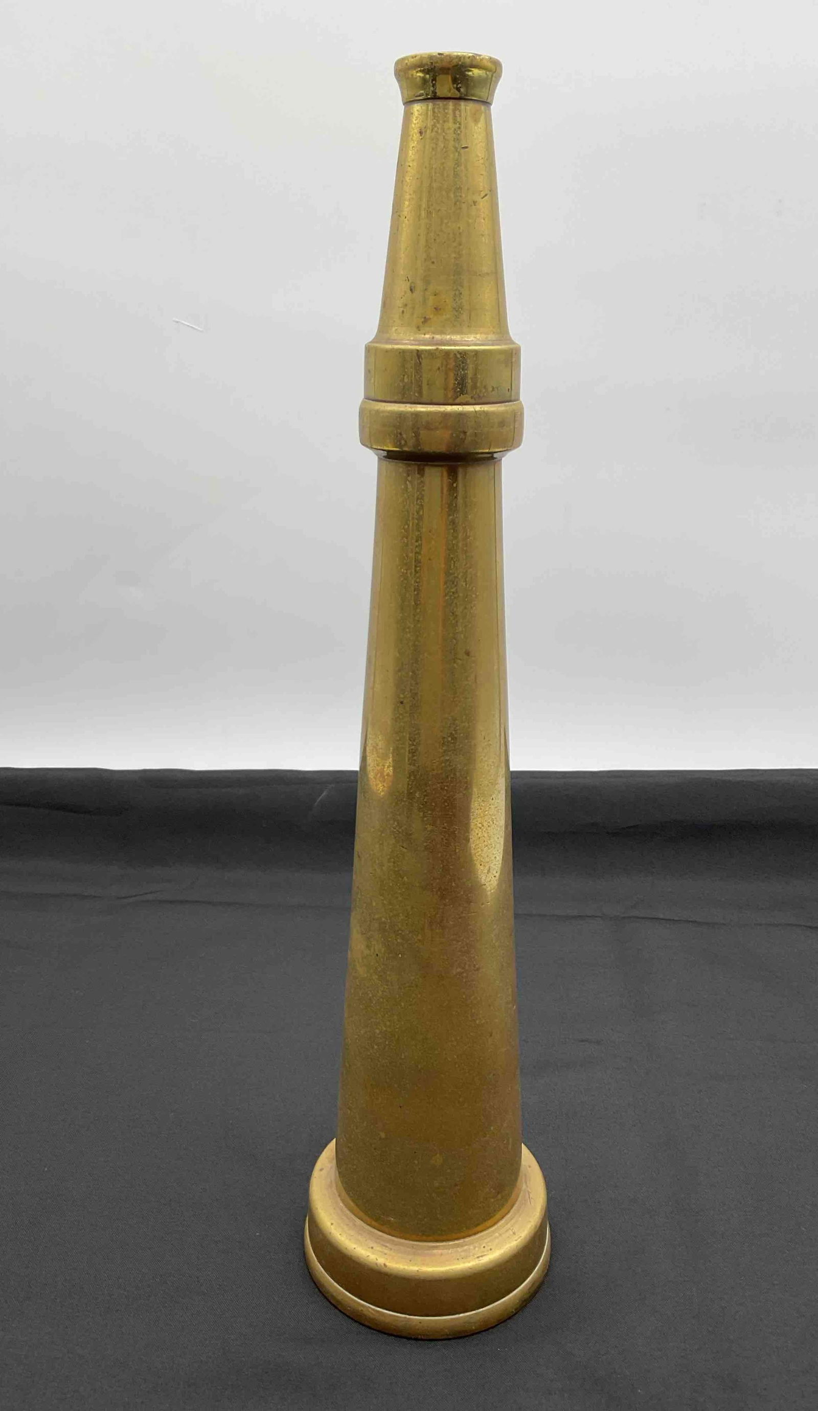 Antique Brass Fire Hose Nozzle (1 of 5)