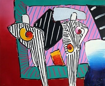 Peter Max 'Time Line Dega Man'