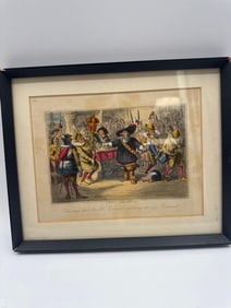"Take Away That Bauble" by John Leech (England, 1817-1864) Etching