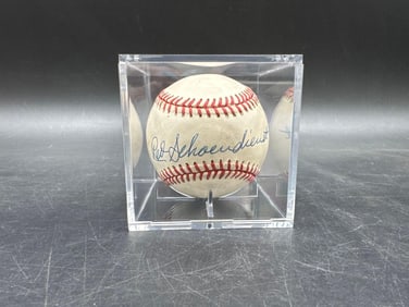 JSA Authenticated Autographed Baseball Signed by Red Schoendienst