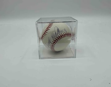 Frank Robinson Autographed Baseball