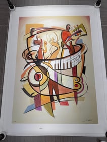 Jam Session by Alfred Gockel (German, b.1952) Serigraph
