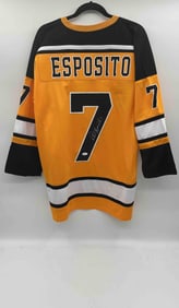 Phil Esposito Autographed Boston Bruins Jersey