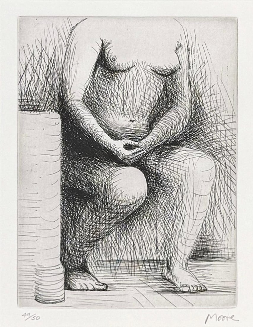 Henry Moore 'Seated Figure' (1 of 1)