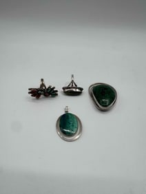 Lot of Southwestern & Sterling Silver Gemstone Jewelry