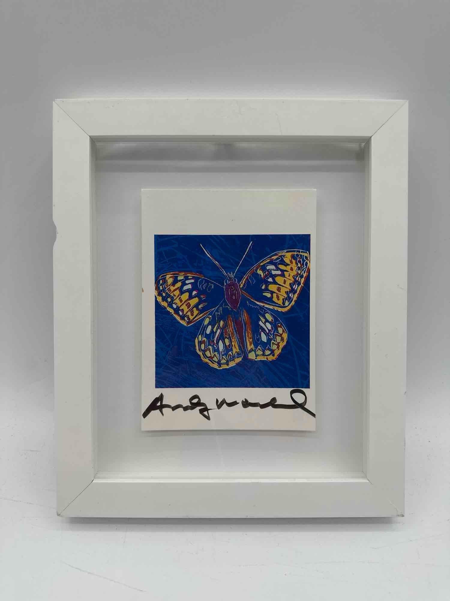 Andy Warhol Endanger Speices Announcemnet Card Signed (1 of 3)