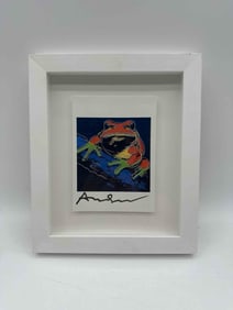 Andy Warhol Endanger Speices Announcemnet Card Signed
