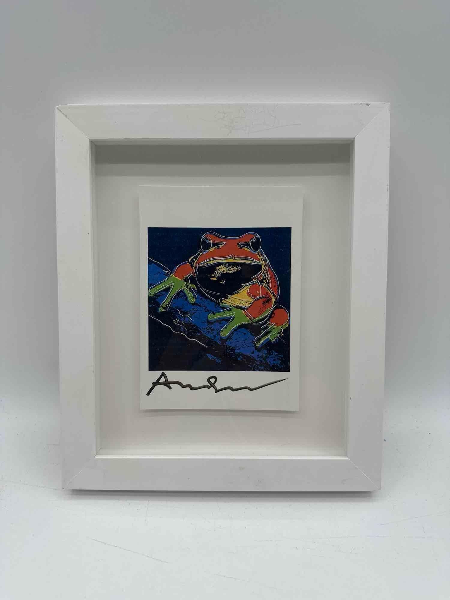 Andy Warhol Endanger Speices Announcemnet Card Signed (1 of 3)