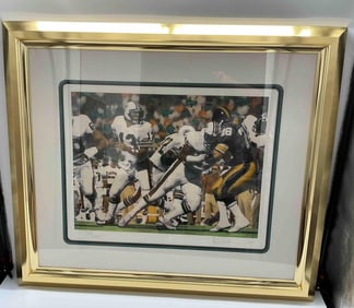 Limited Edition Football Print Signed by Artist