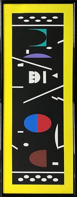 Yaacov Agam 'Untitled (Yellow)' Serigraph (1 of 1)