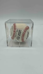 Warren Spahn Autographed Baseball