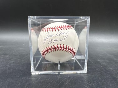 Jim Rice Autographed Baseball – 1978 A.L. MVP