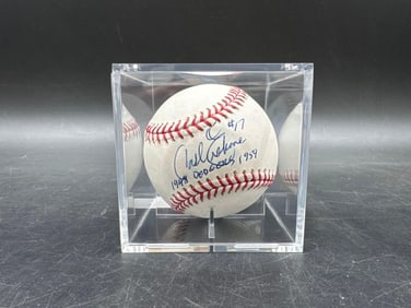 Carl Erskine Signed Baseball PSA/DNA