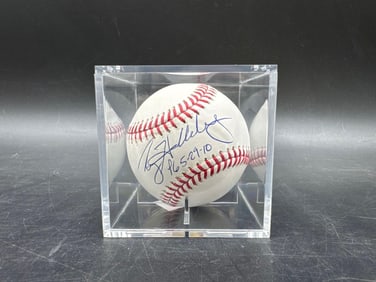 Roy Halladay Autographed Baseball Beckett Authenticated