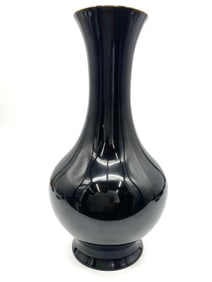 Porcelain Black Glazed Vase