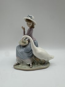 Lladro Figurine - Girl with Swan